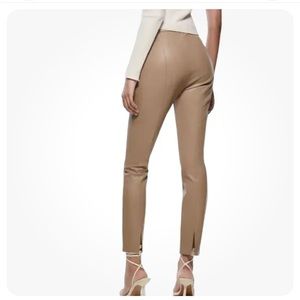 Zara faux leather legging pants